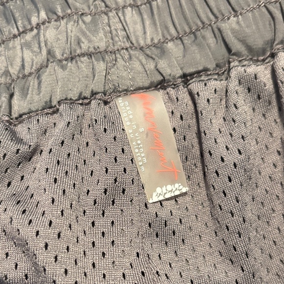 Free People Movement Adora Packable Track Pants Charcoal Gray Side Buttons - Picture 7 of 8